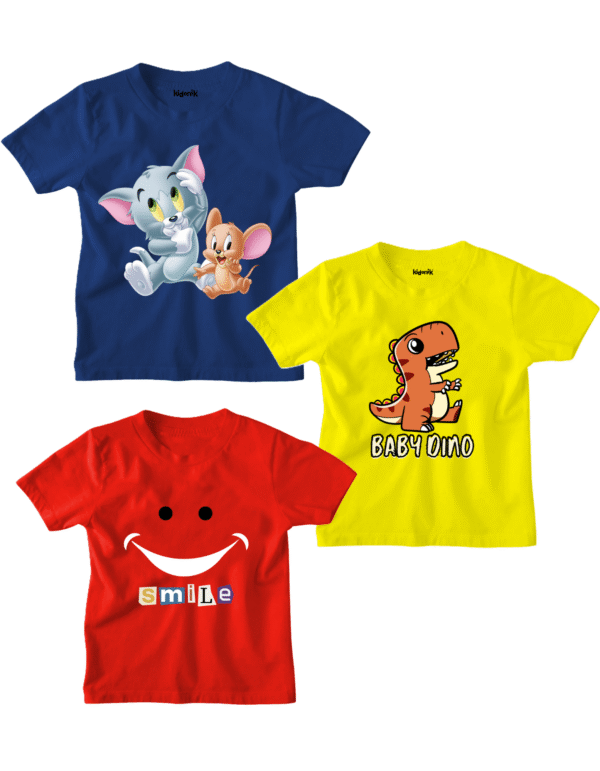 Boys T-Shirt (Pack Of 3)