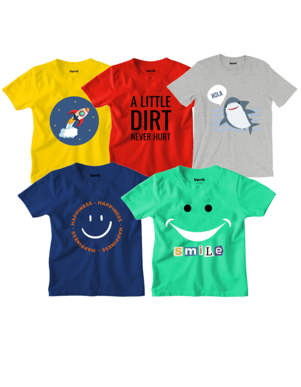 Boys T-Shirt (Pack of 5)