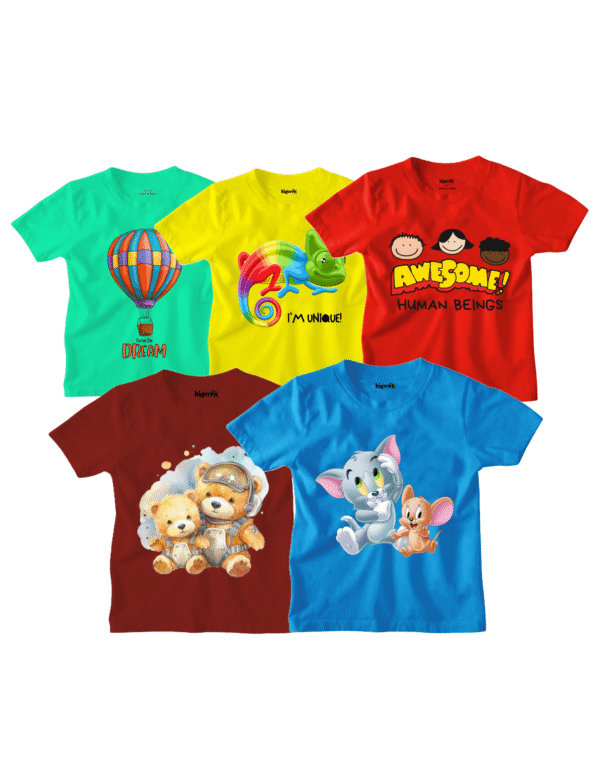 Boys T-Shirt (Pack of 5)