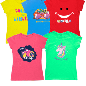 Girls T-Shirt (Pack of 5)